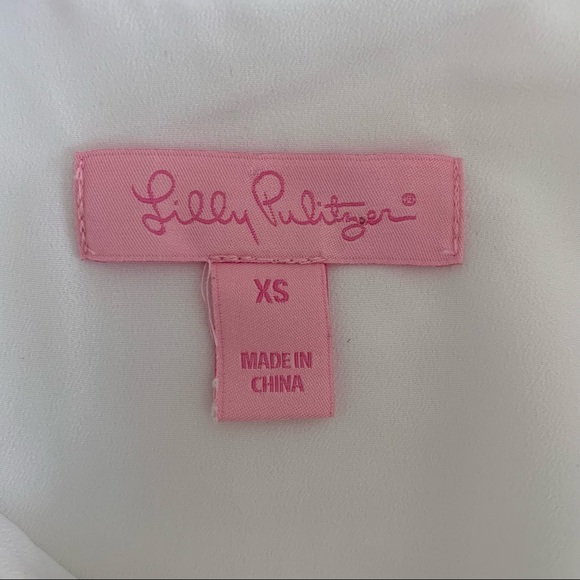 🌴Lilly Pulitzer White Tank Pom Pom Dress - Picture 6 of 6